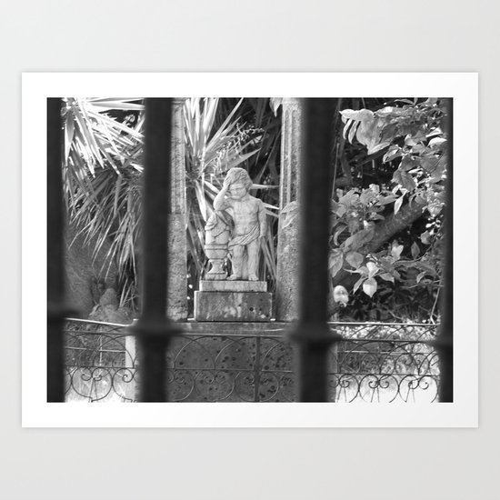 Statue Art Print