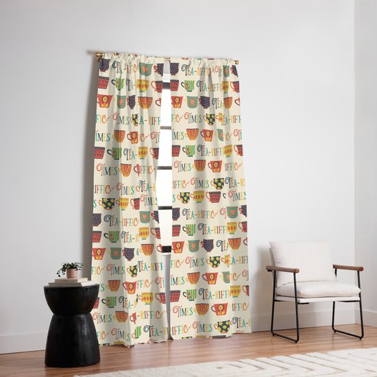 Hygge Tea Riffic Pattern Blackout Curtain By Sandra Hutter Society6 Hygge Tea Riffic Pattern Blackout Curtain By Sandra Hutter Society6