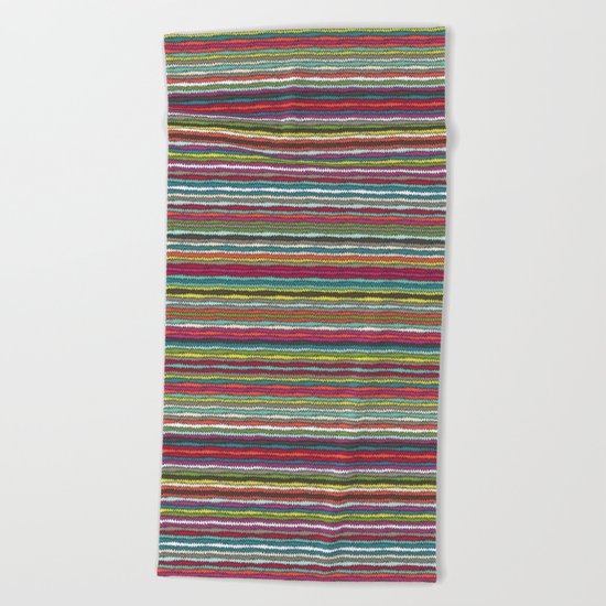 Honolulu chevron Beach Towel