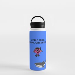 Little Miss Shark Obsessed Phone Water Bottle