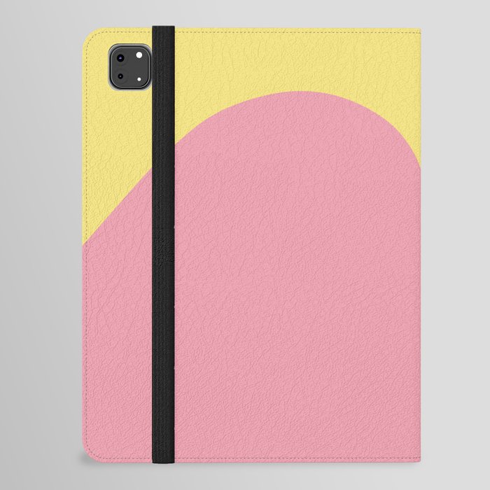 Wave Swirl Pink Lemonade iPad Folio Case