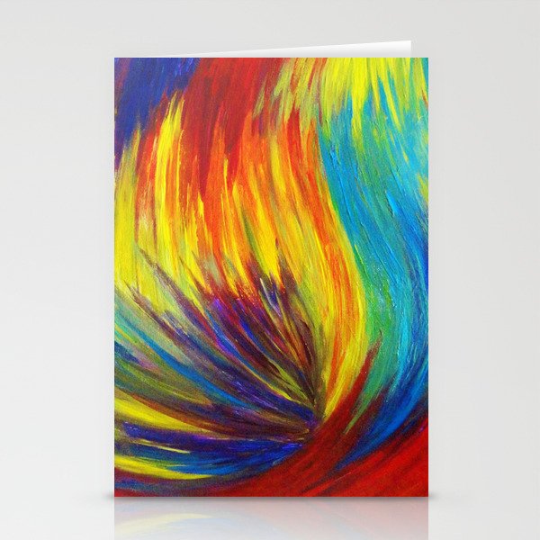 Rainbow Explosion Vibrant Smile Happy Colorful Red Bright Blue