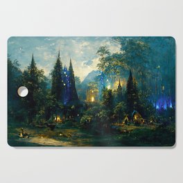 Walking into the forest of Elves Cutting Board