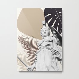 Athena Abstract Finesse #1 #wall #art #society6 Metal Print | Athens, Ancient, Wisdom, Mythology, Tropical, Minerva, Palms, Digital, Illustration, Statue 