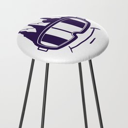 Funny Snow Goggles Counter Stool