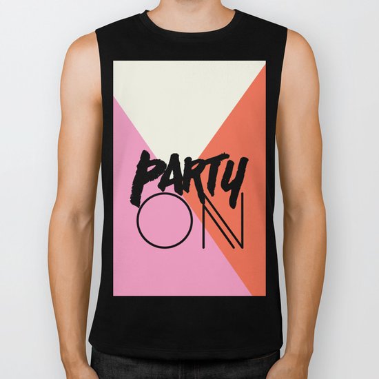 Party On Biker Tank