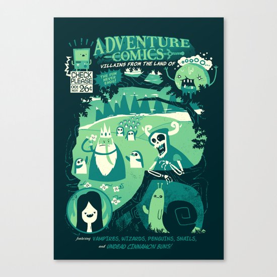 Adventure Comics Canvas Print