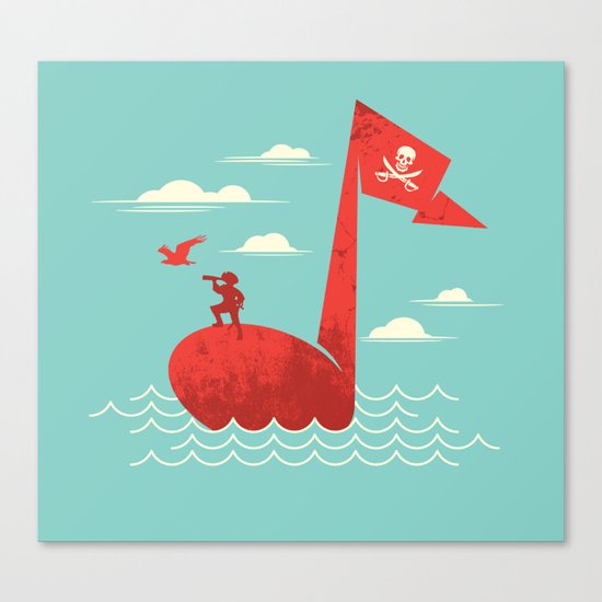 the pirate's song Canvas Print
