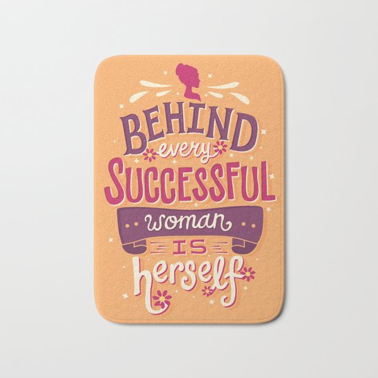 Successful woman Bath Mat