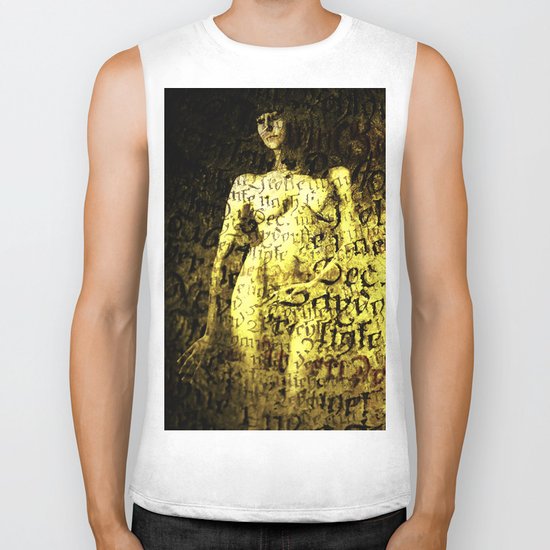 Nude Art Collage Biker Tank