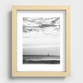 Black and White Recessed Framed Print