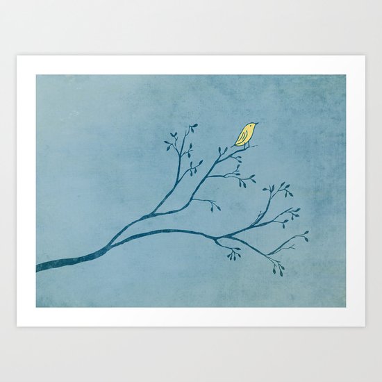 Yellow Bird Art Print