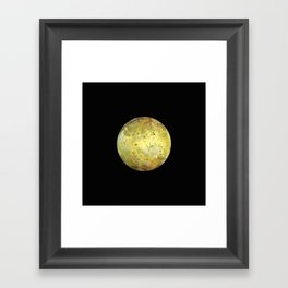 Nasa picture 28: Io, moon of Jupiter Framed Art Print
