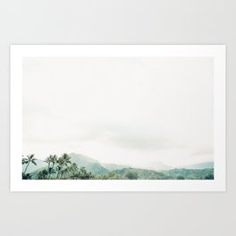 Hanalei Fog Art Print