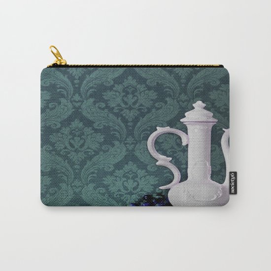 Decanter and Grapes Carry-All Pouch