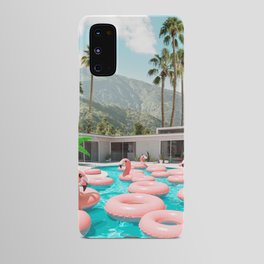 Flamingo Pool Party Android Case