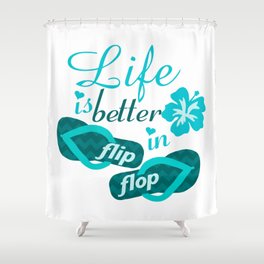 Flip Flop Shower Curtains For Any Bathroom Decor Society6 Flip Flop Shower Curtains For Any