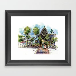Ocean Boulevard, Siesta Key Framed Art Print