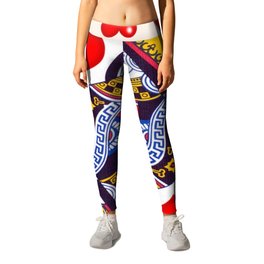 RED QUEEN OF ALL MY HEARTS Leggings