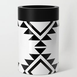 Black and White Aztec Can Cooler