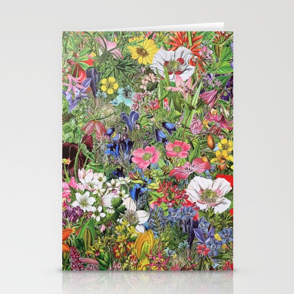 Botanical Bloom Nature Wildflower Stationery Cards