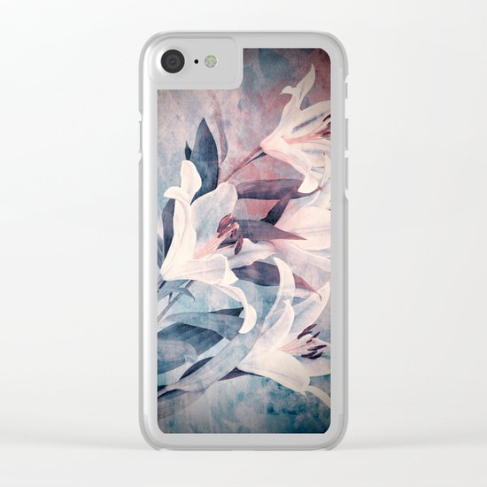 FLOWERS Clear iPhone Case
