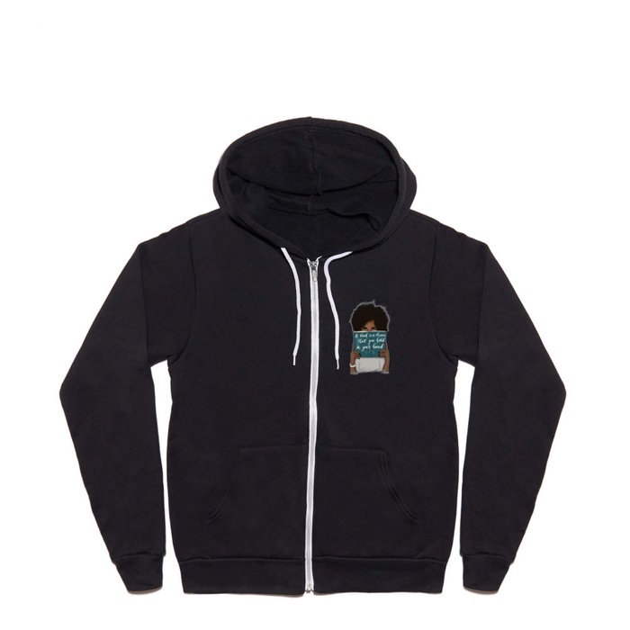A Book Is A Dream That You Hold In Your Hand | African American Full Zip Hoodie