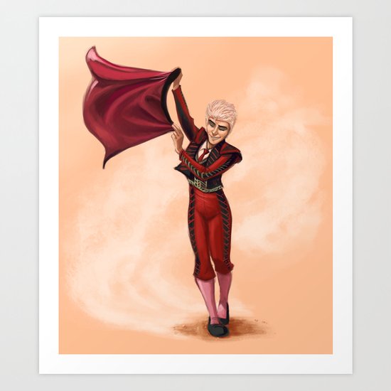 Torero Dormouse Art Print