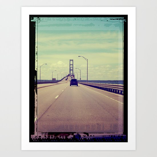 Michigan Road Trip Art Print