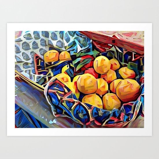 LEMON ZEST Art Print