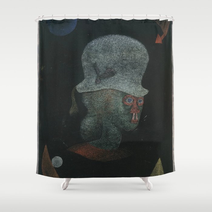 Astrological Fantasy Abstract "painting · modern · abstract art " Paul Klee Classic Shower Curtain