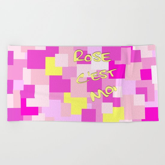 Pink is Me Beach Towel