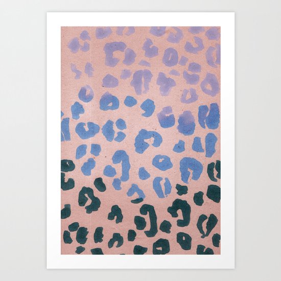 Leopard Haze Art Print