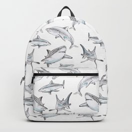 Shark-Filled Waters Backpack