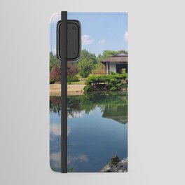 Tea House Beyond The Water Android Wallet Case