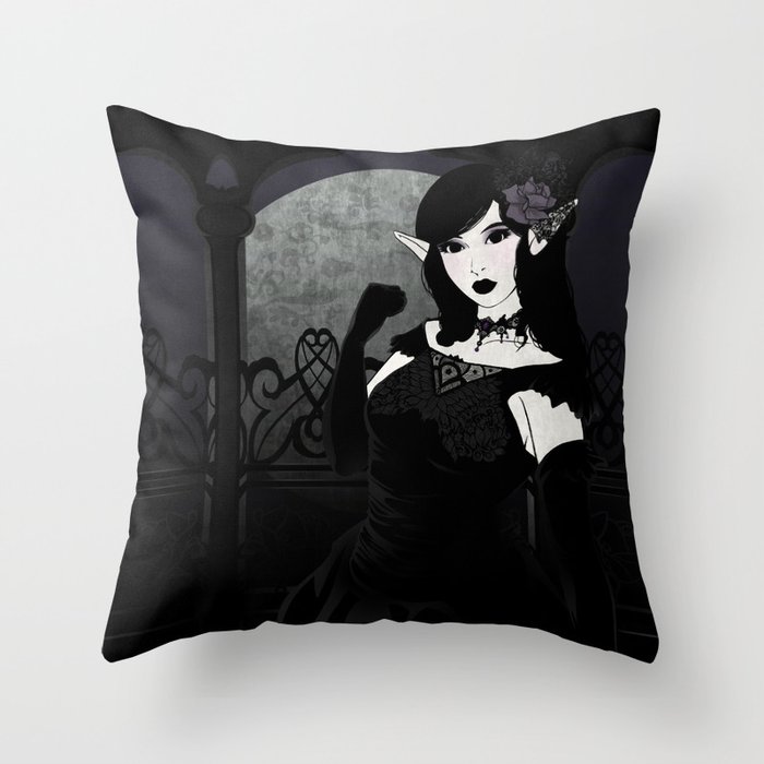 Gothic Victorian Throw Pillow