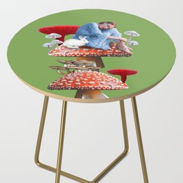 Mushroom Spring Fantasy Side Table