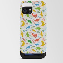 millennium dinosaur illustration iPhone Card Case