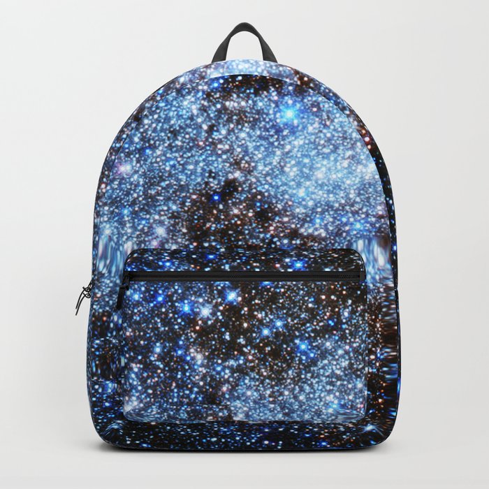 Blue gAlaxY Sparkle Stars Backpack