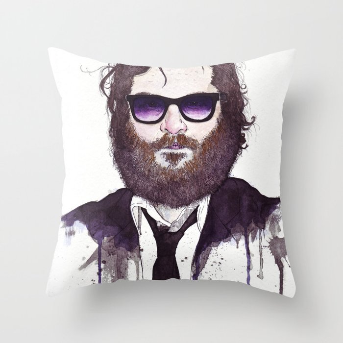 Joaquin Phoenix Throw Pillow
