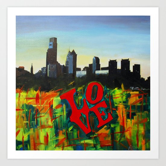 Love Collaboration Art Print