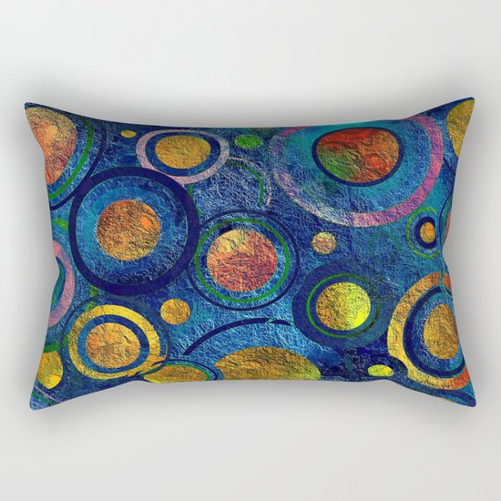 Full of Golden Dots - color variation Rectangular Pillow