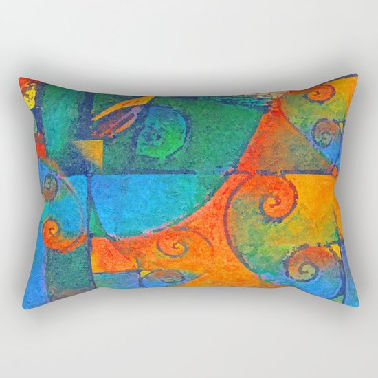 Broto de Samambaia (bracken fern) Rectangular Pillow
