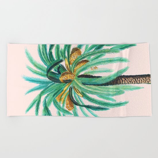 Coconut Island #society6 #decor #buyart Beach Towel