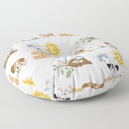 Puppy Dog Nursery Floor Pillow