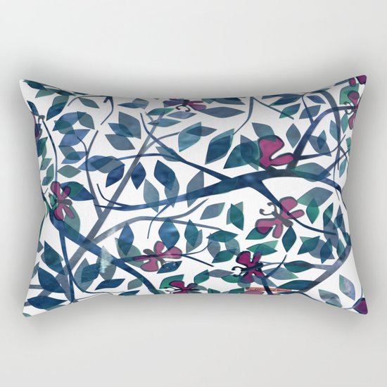 Butterflies in the Garden Rectangular Pillow
