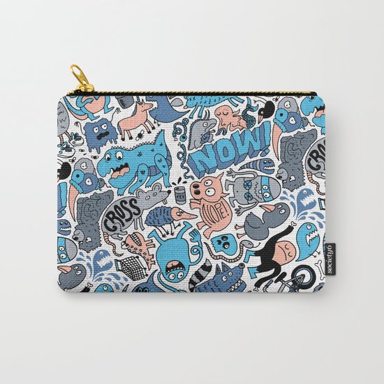 Gross Pattern Carry-All Pouch