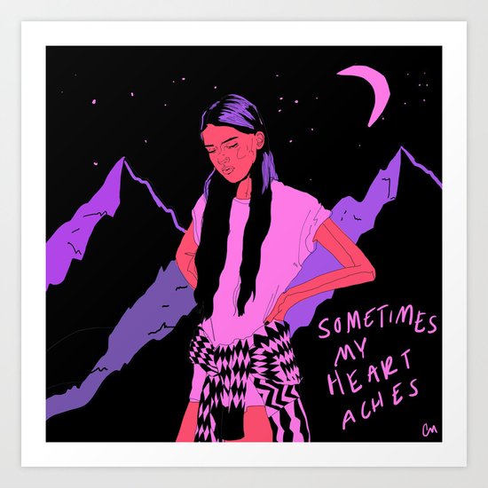 Sometimes Art Print