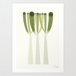 Welsh Onion (2011) Art Print