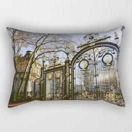 Park de la Tête d'Or gates, Lyon, France Rectangular Pillow